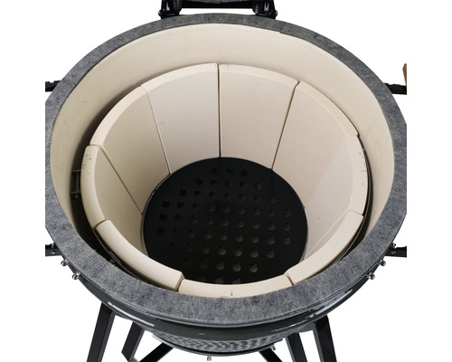 Keramische grill Grill Guru Kamado Original L met standaard en opbergruimte, op wielen