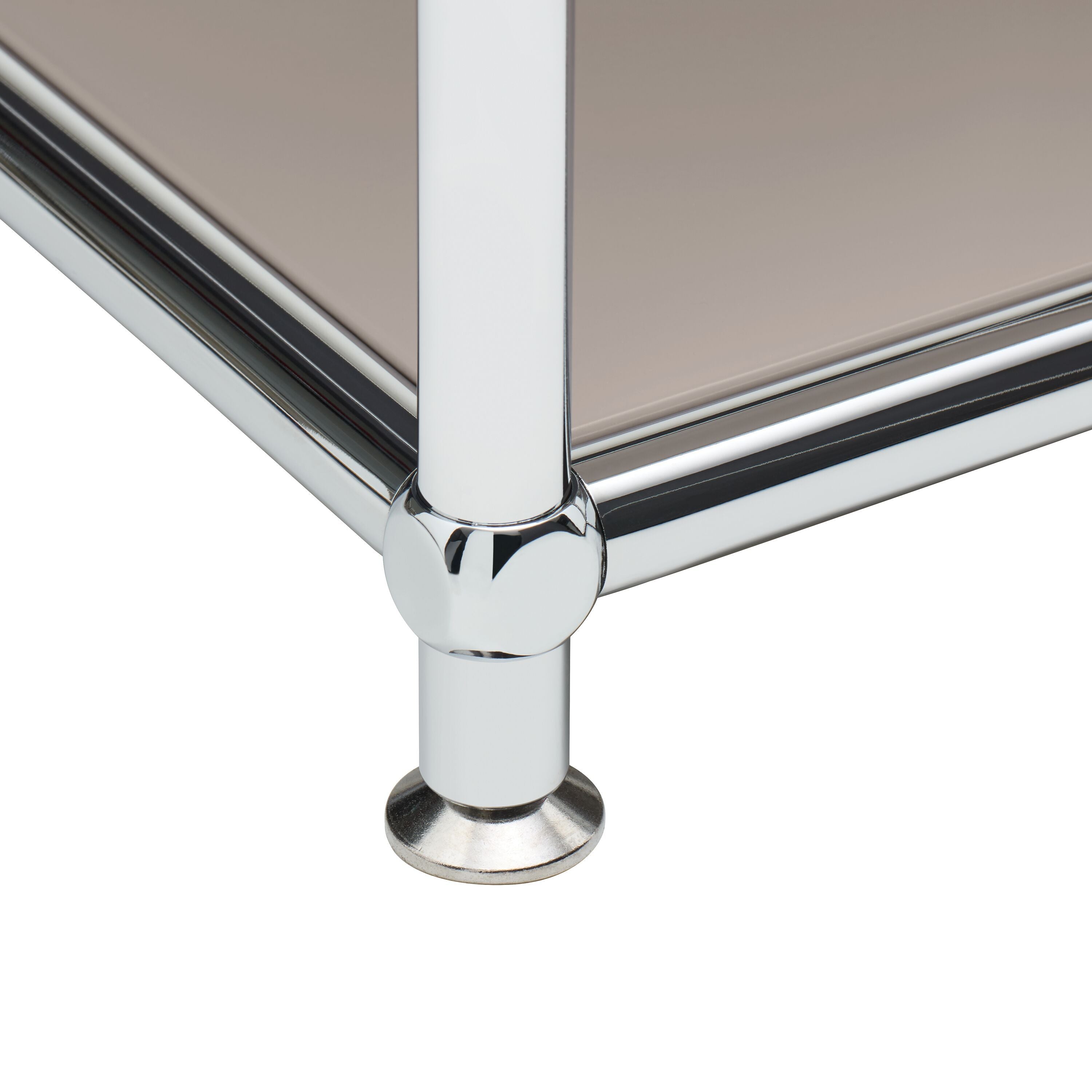 FLEXCUBE Schreibtisch - Taupe / B: 152.0 cm x T: 40.0 cm x H: 80.0 cm