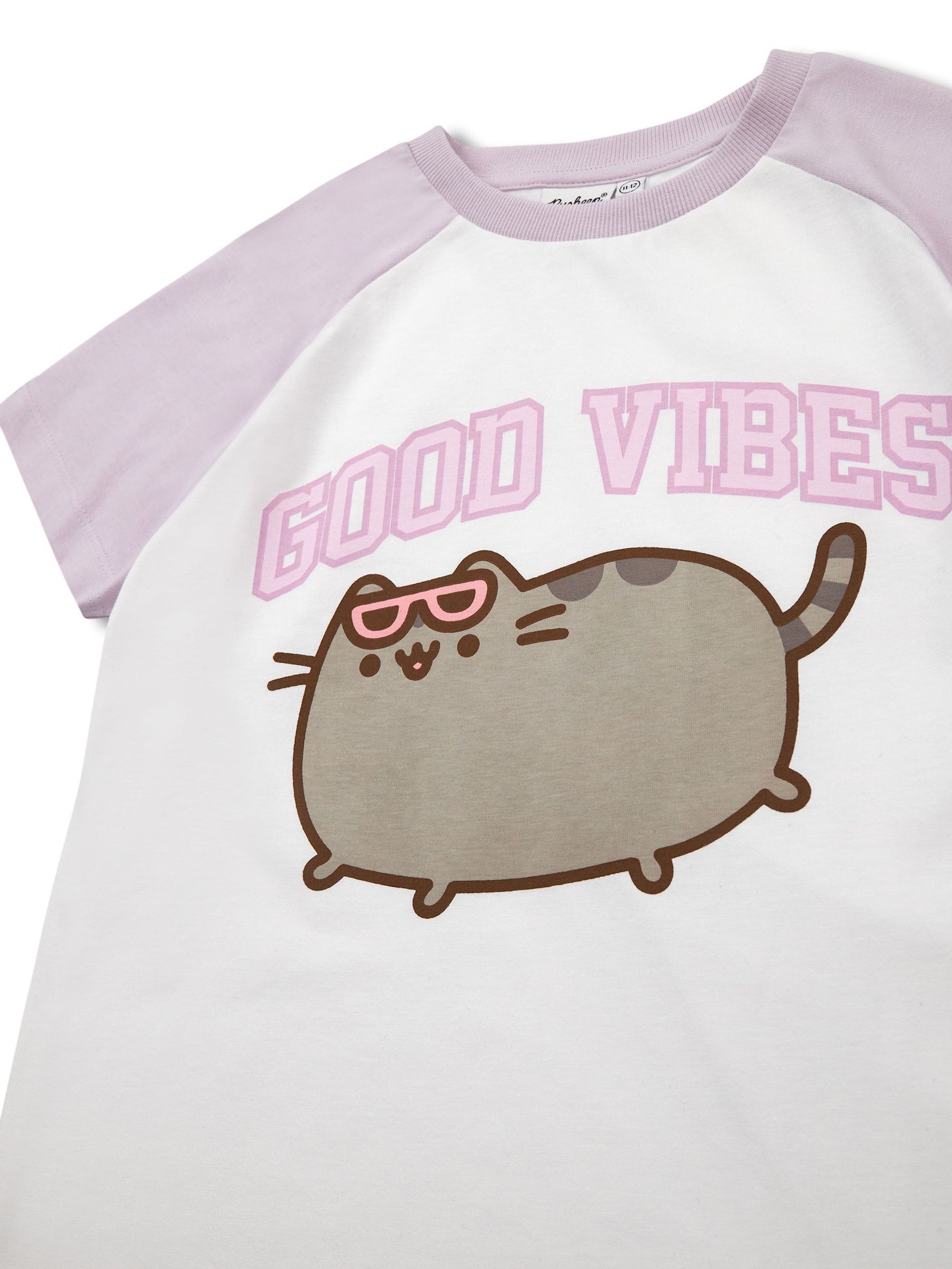 Vanilla Underground Girls Pusheen 100% Cotton T-Shirt