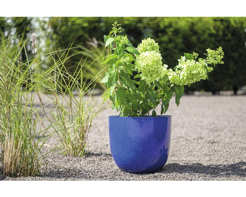 Lafiora Oslo klei plantenpot, Ø 30 cm, blauw