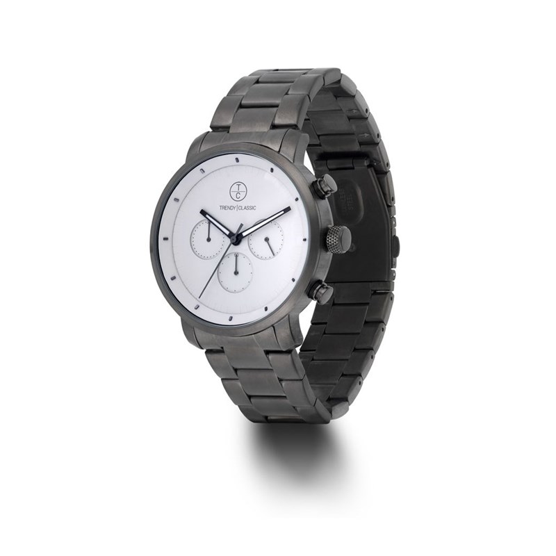 Montre Trendy Classic en Acier Homme Gris