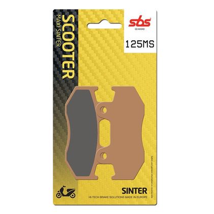 Plaquettes de freins SBS 125MS Sinter Métal Fritté Arrière