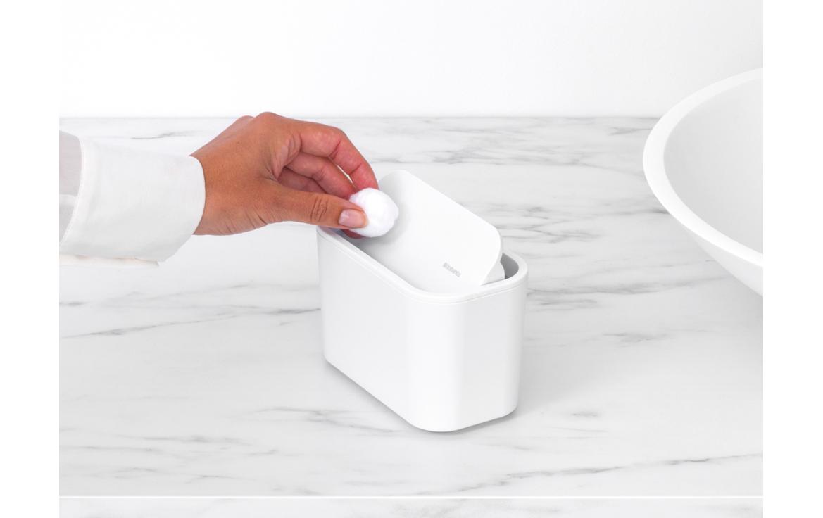 Kosmetikeimer Mindset WeissAbfallbehälter aus recyceltem Material