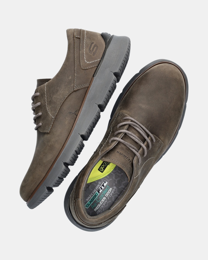 Skechers Augustino Veterschoenen  - zwart