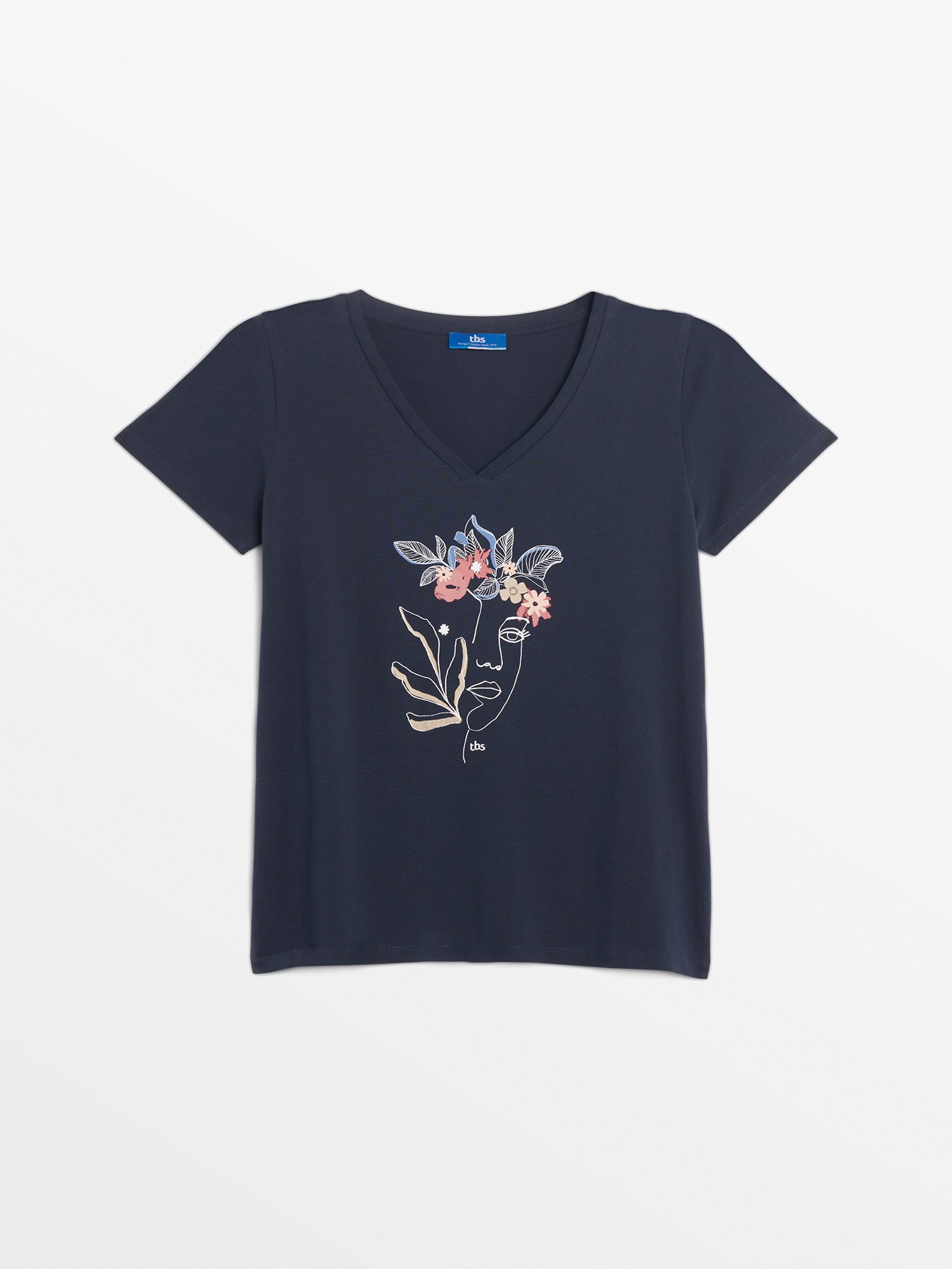 Tee Shirt Femme Coton Biologique Marine