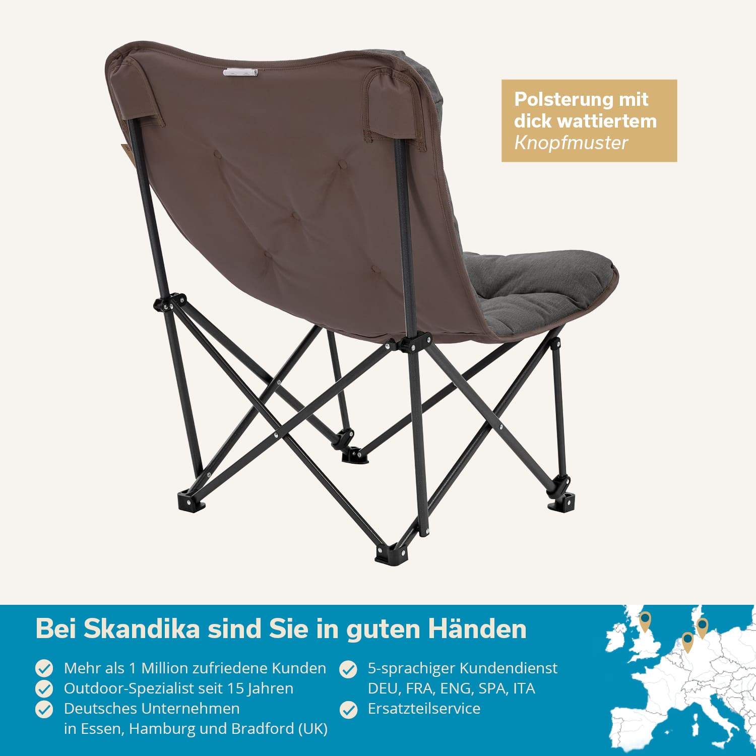 Skandika Mala campingstoel