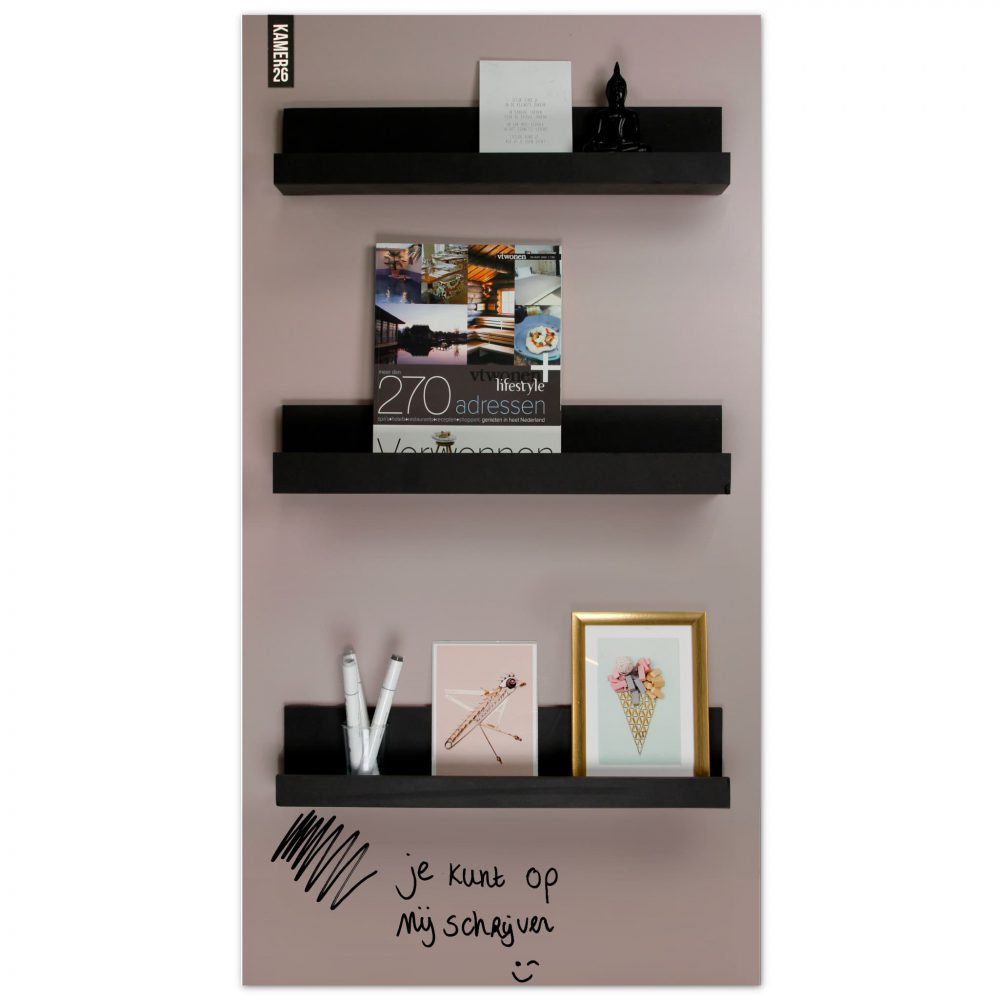 Magneetbord mat – krijtbord heartwood 60x100 cm