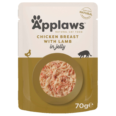Applaws Pouch Chicken & Lamb in Jelly 70g
