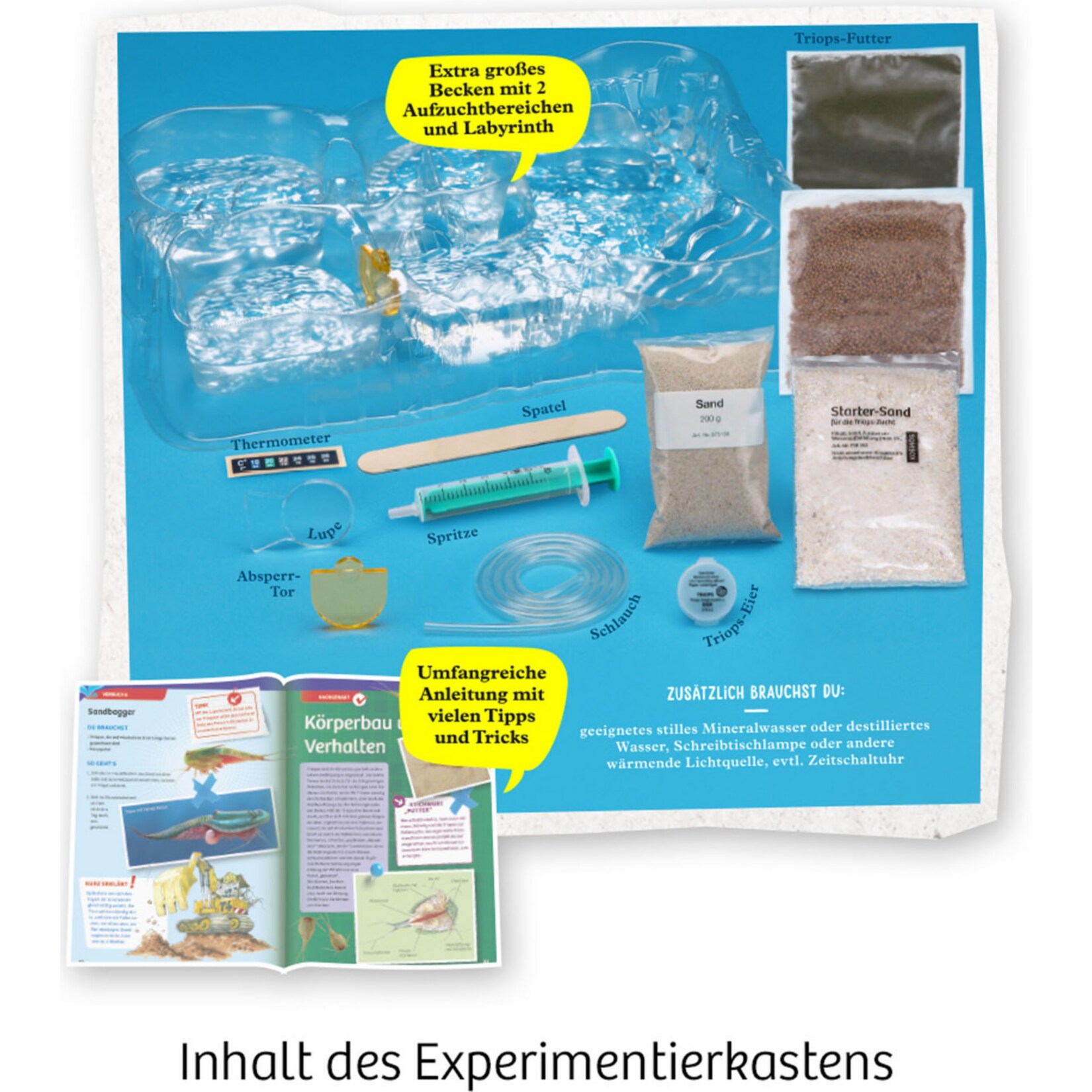 Kosmos Experimentierkasten Triops-Welt
