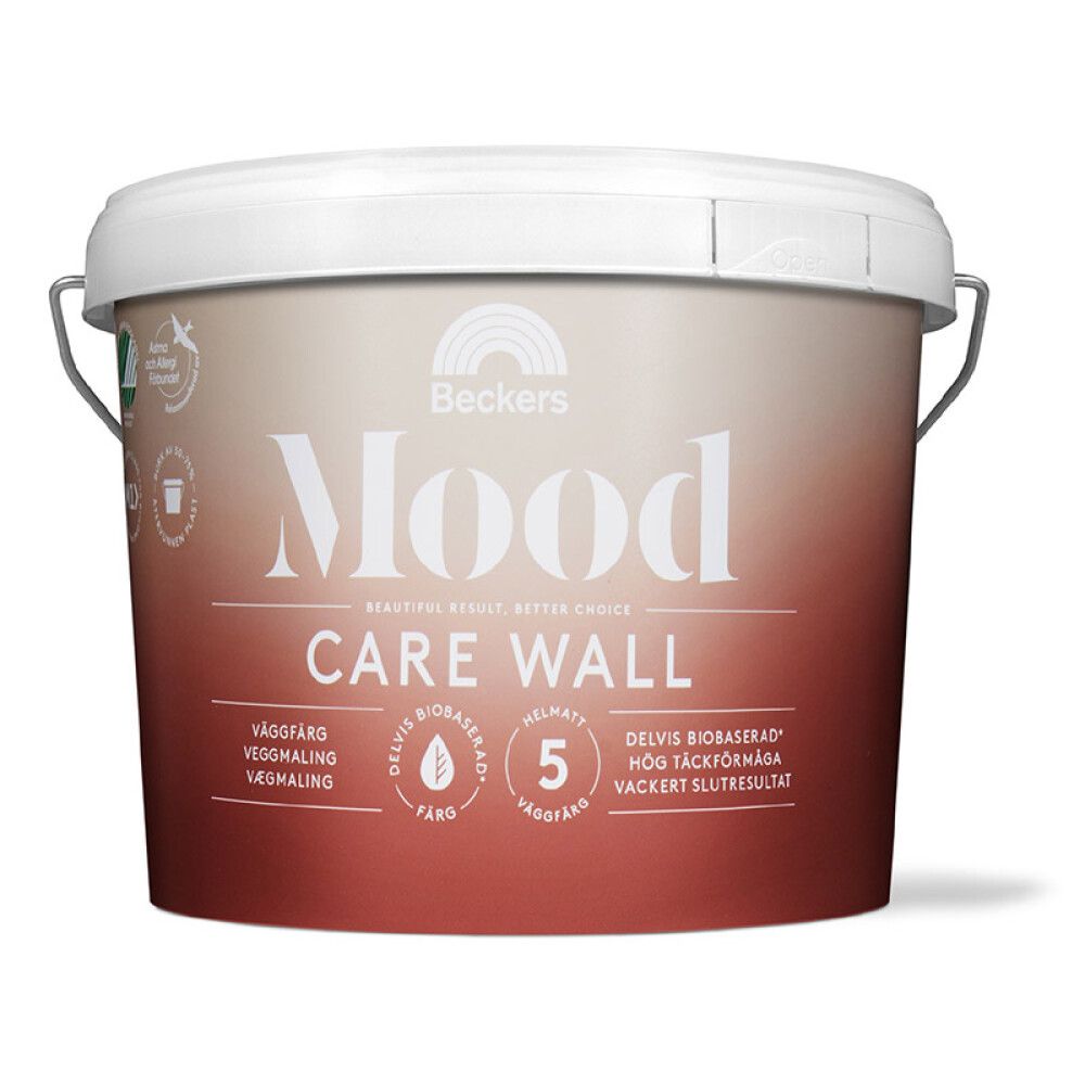 VEGGMALING BECKERS MOOD CARE WALL HELMATT HVIT 2,7L
