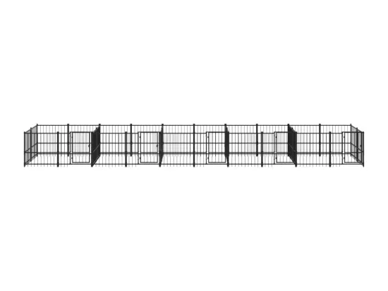 Chenil cage enclos pac noire 970 x 193.5 x 100 cm 02_0041810