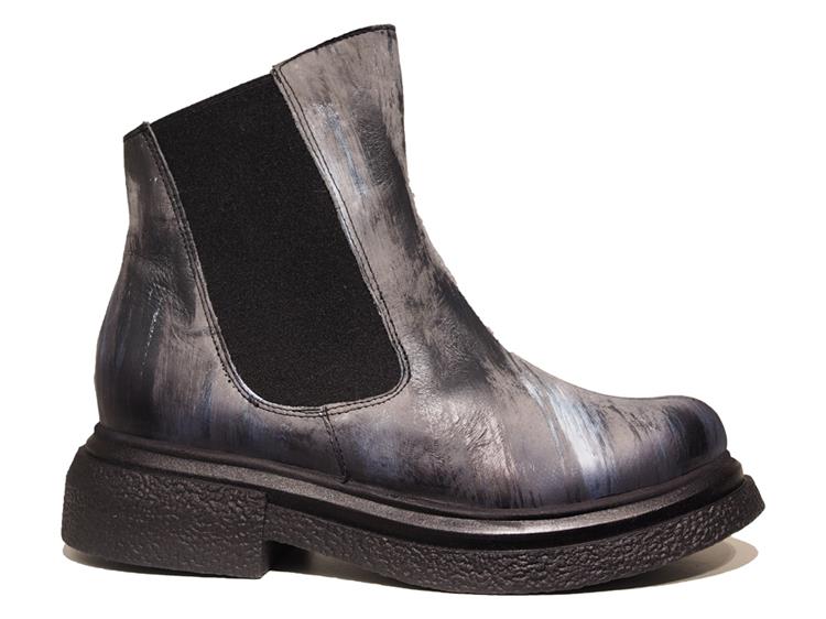 Papucei Shine Black Grey