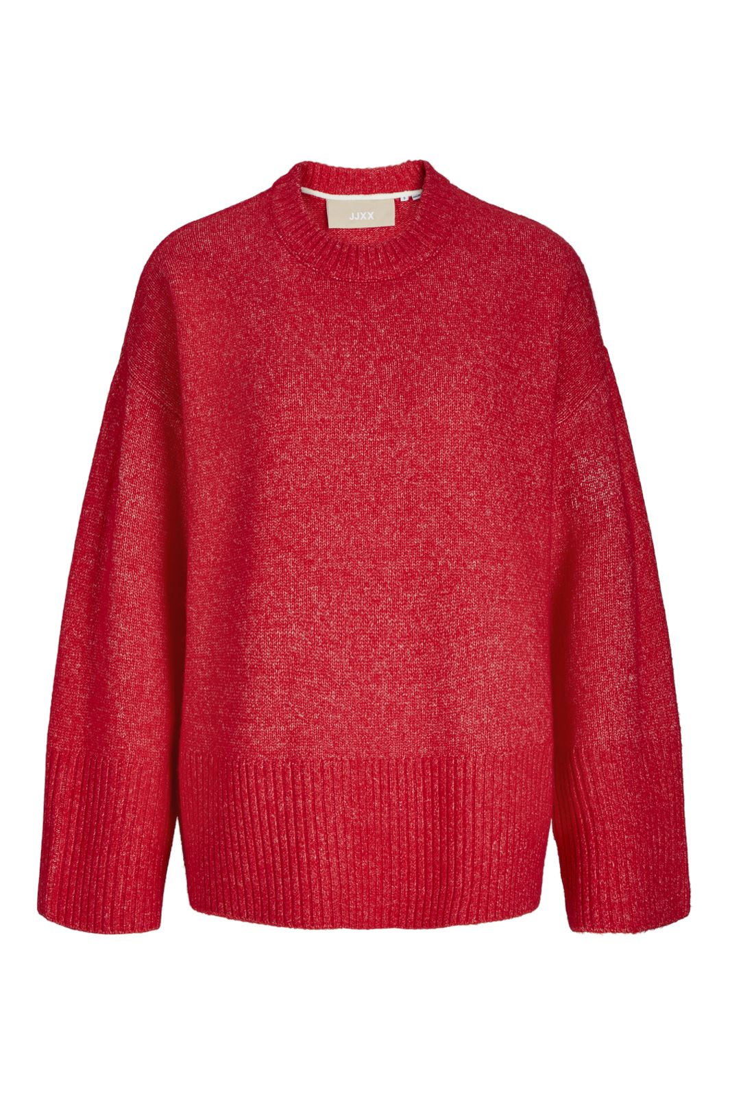 Jjxx Jxollie Diverse Crew Neck Knit Sn 4637707 racing red vanilla ice