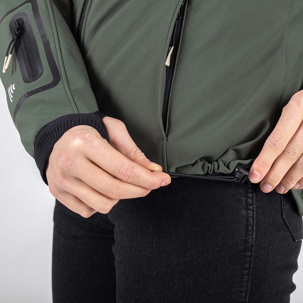 knox - Veste zippée femme Dual Pro Olive