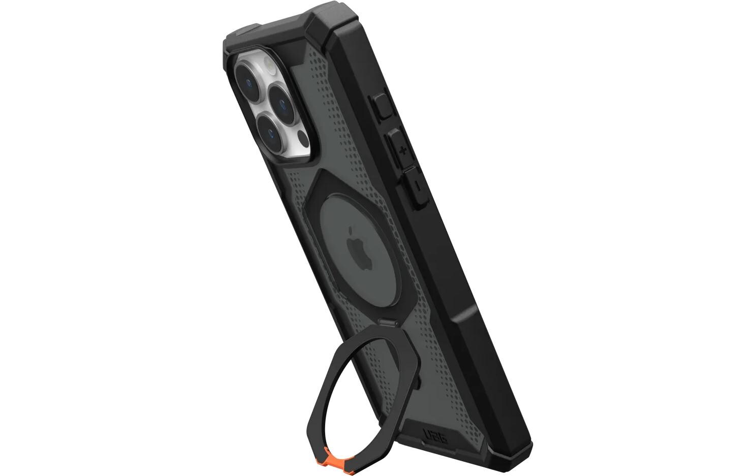 Back Cover Plasma Case iPhone 15 Pro Max Schwarz/OrangeSchutzhülle für das Apple iPhone 15 Pro Max