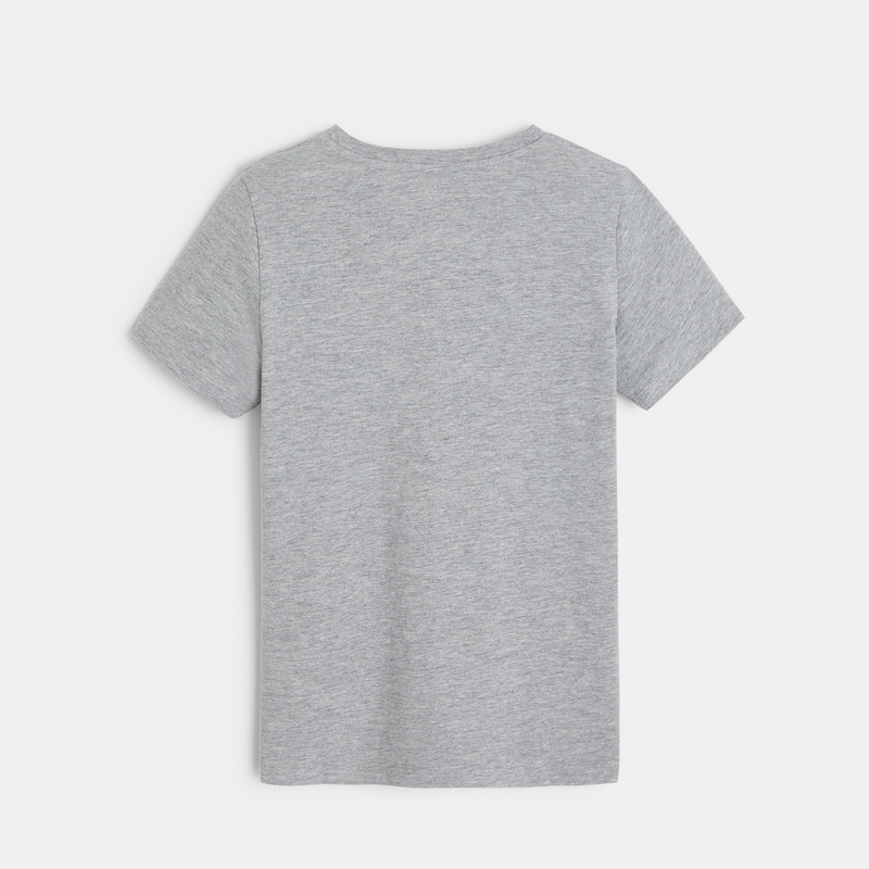 T-shirt basique manches courtes bleu garçon