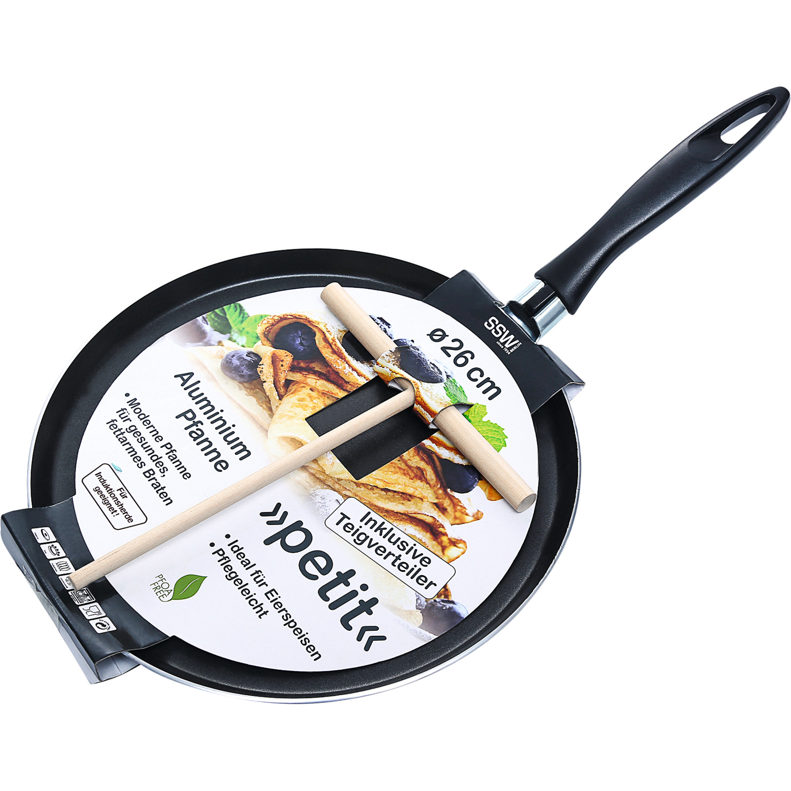 Crêpes-Pfanne Petit Ø26cm Alluminium