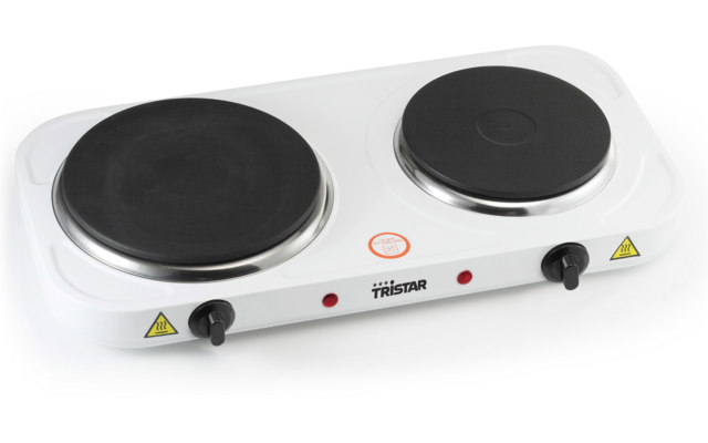 Tristar Doppelkochplatte weiß 2500 W