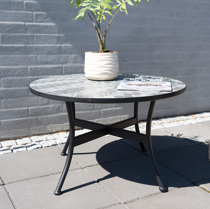 Loungebord Rom mosaik Ø76 cm - Sunlife