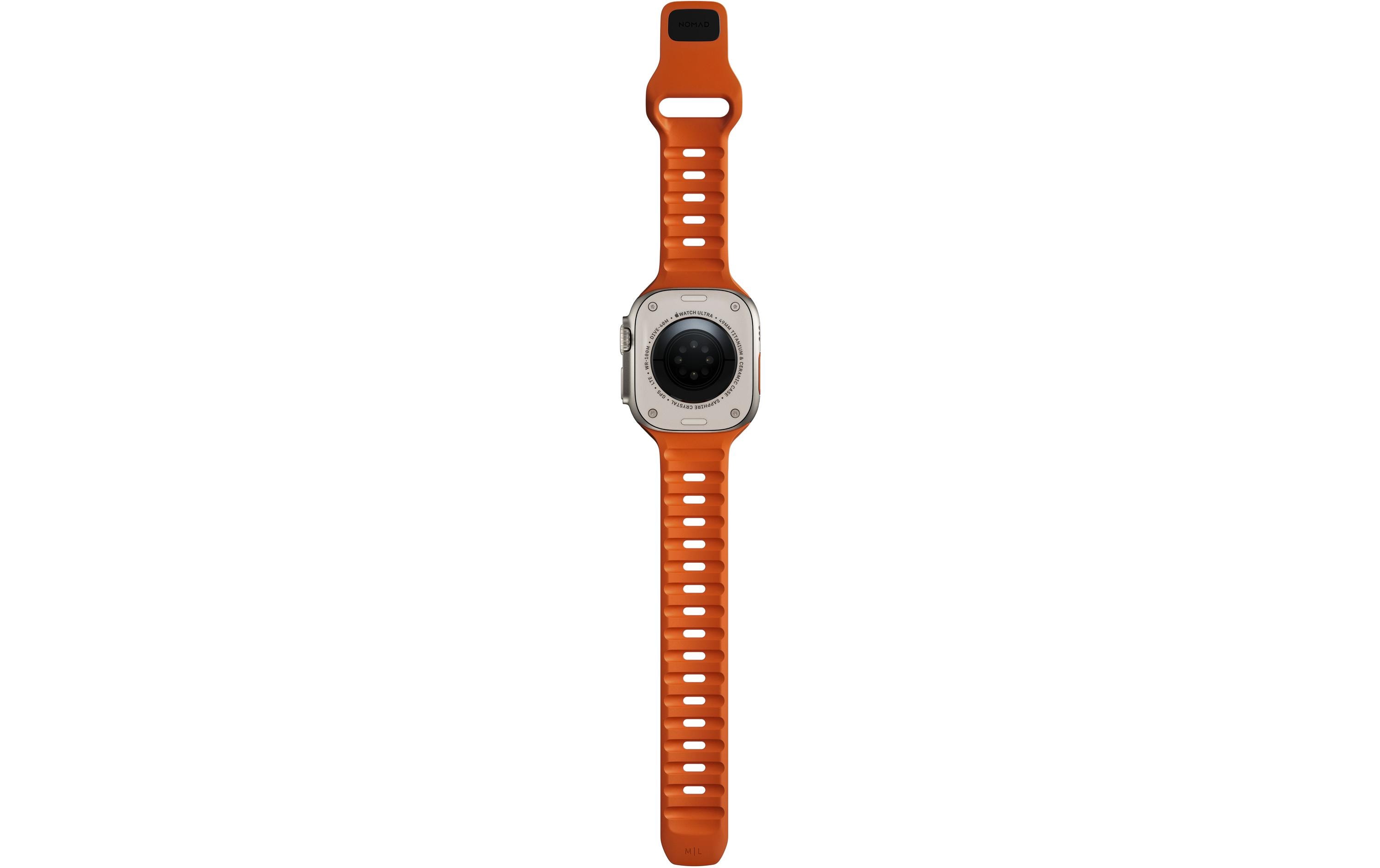 Armband Sport Band 46mm/49mm Ultra OrangeModernes und schlankes Sportband für die Apple Watch
