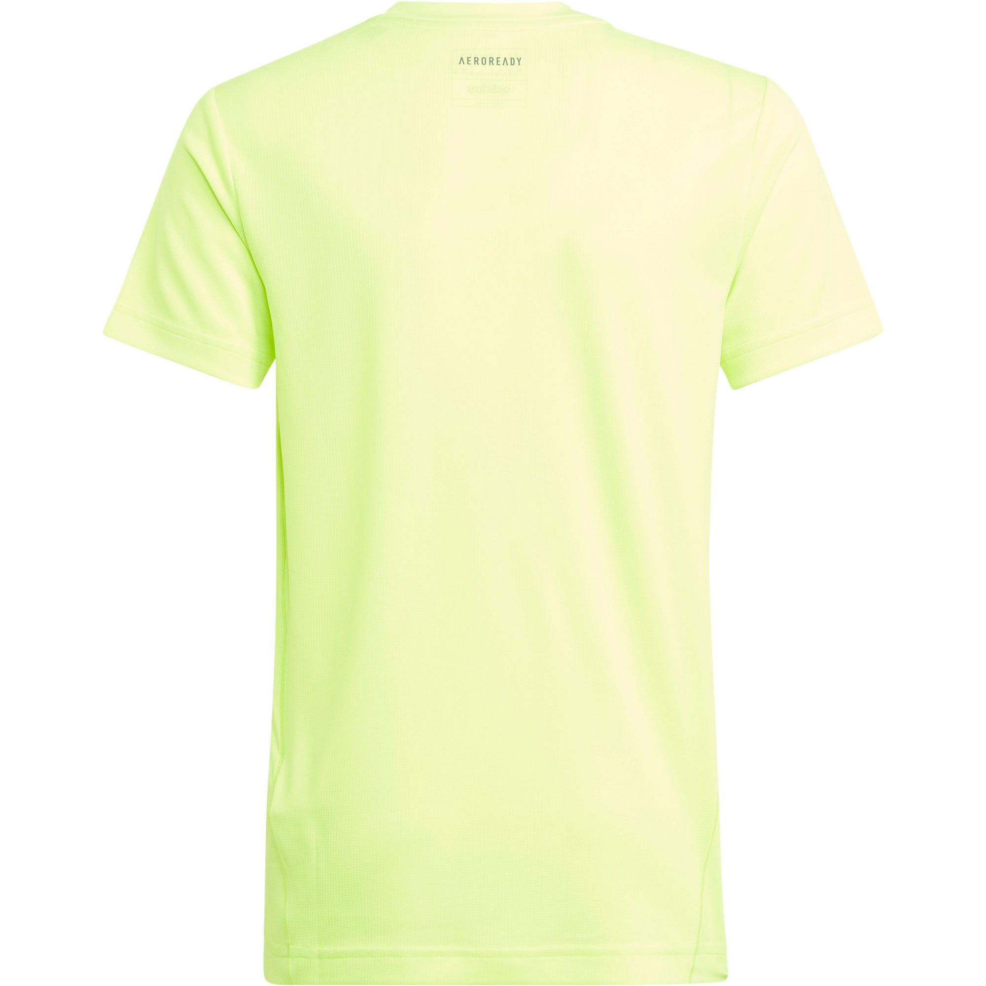 adidas Aeroready 3-Streifen T-Shirt Kinder lucid lemon