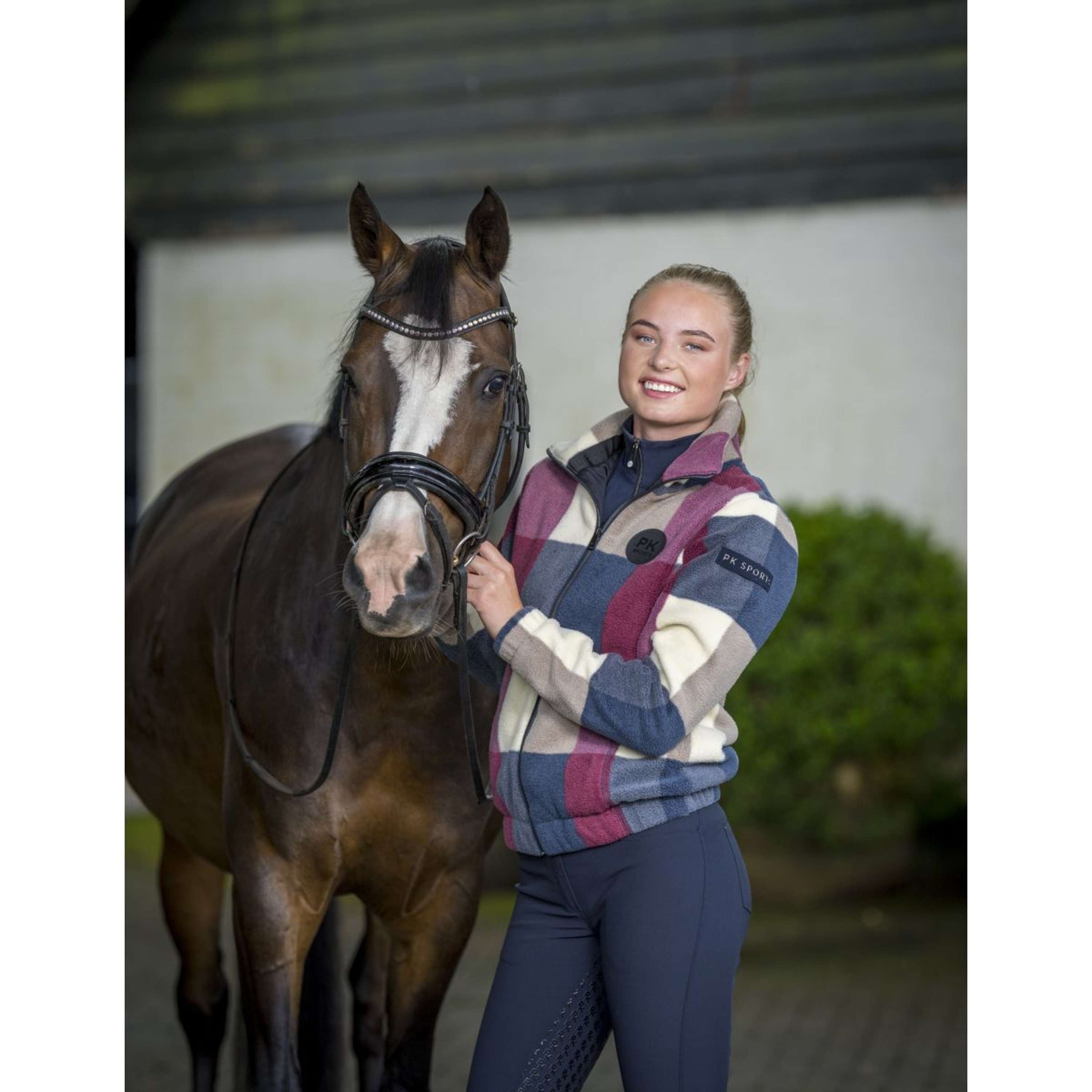 PK Fleece Vest Roman Ebony
