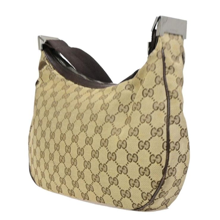 Gucci Vintage Gucci Shoulder Bag Beige