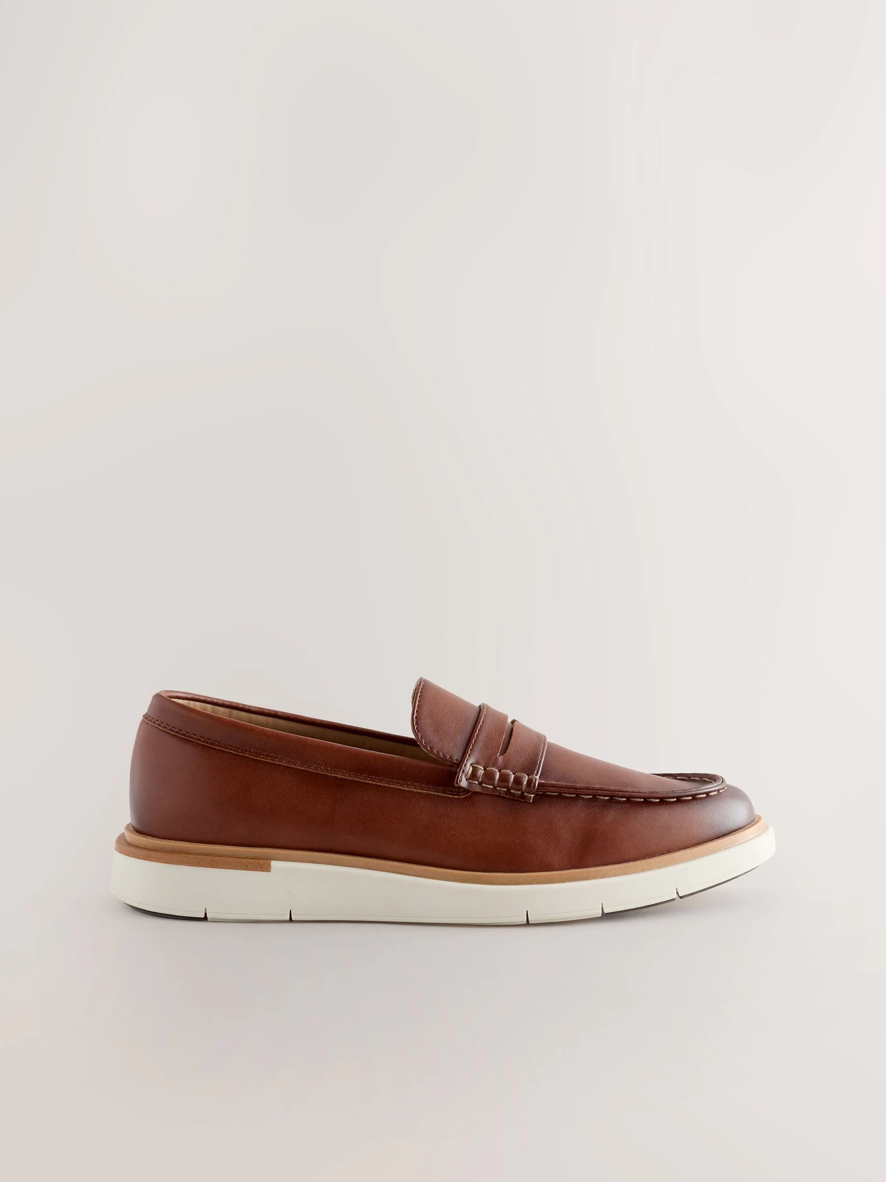 Lichtbruin - Wedge Loafers