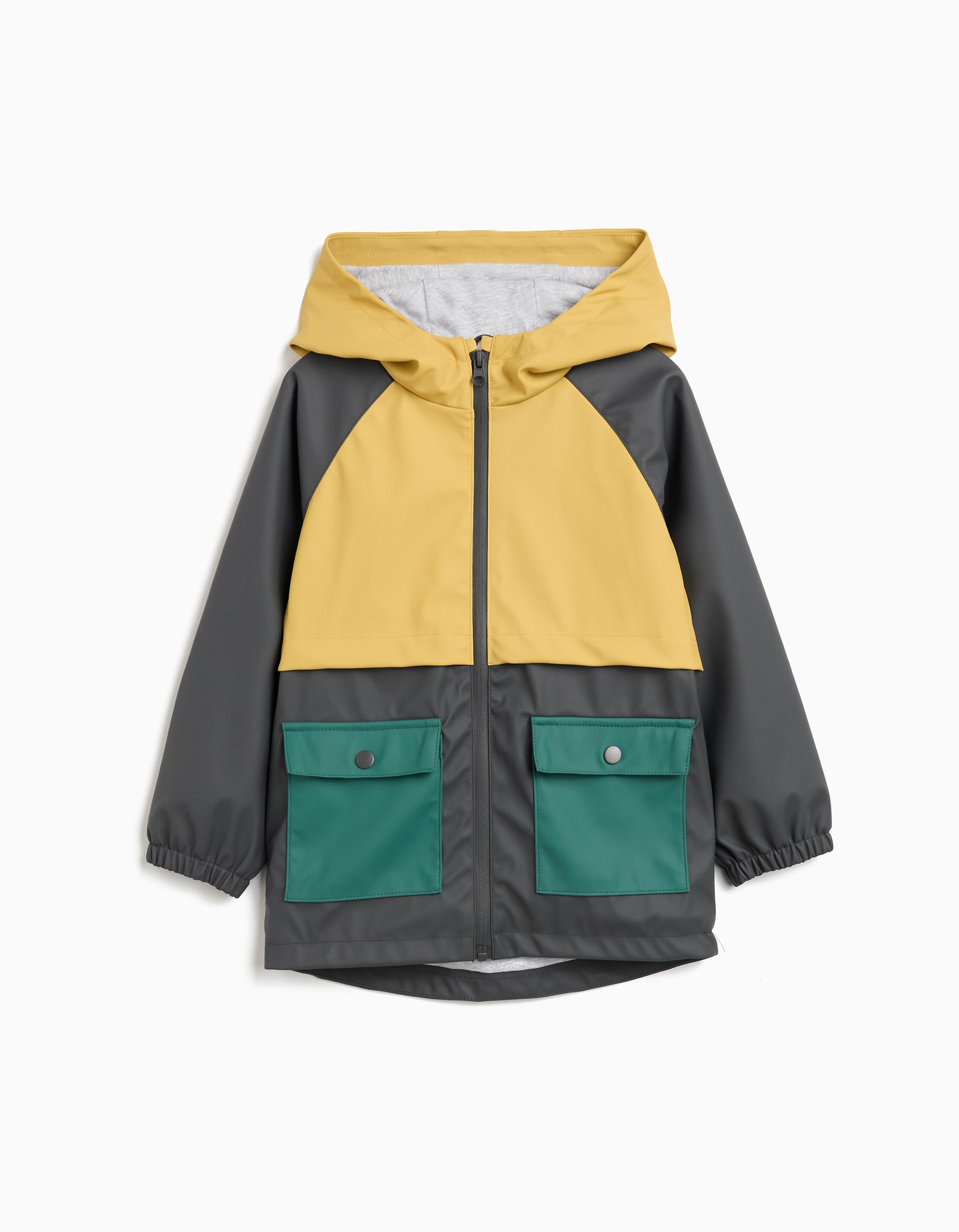 Parka com Capuz, Menino, Cinzento Escuro