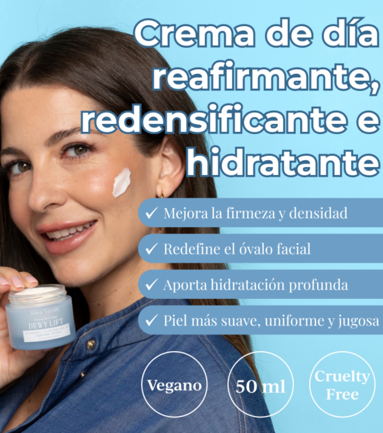 Alma Secret - Creme Facial Firmador Dewy Lift - Pele Seca