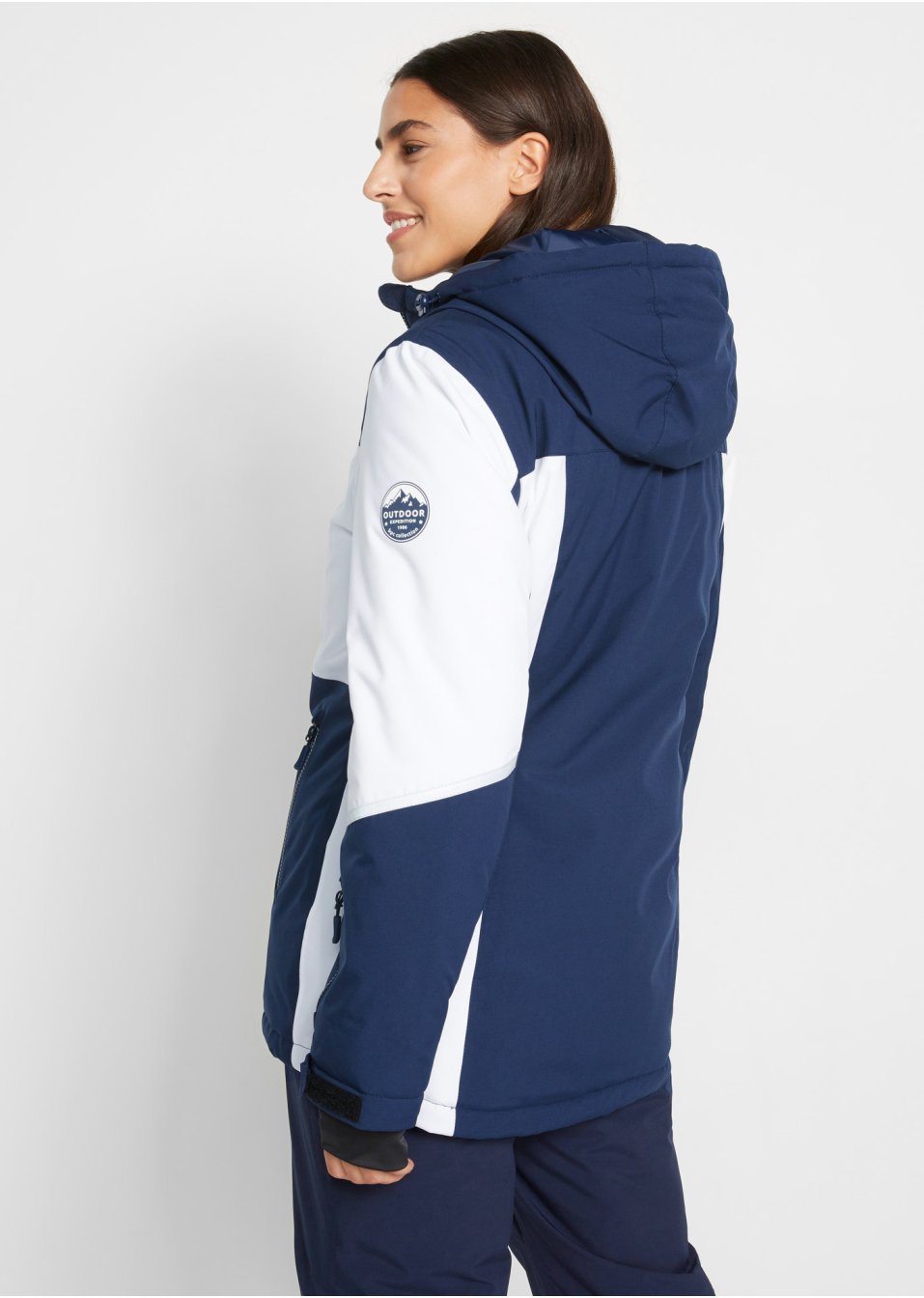 Veste de ski fonctionnelle à capuche, étanche