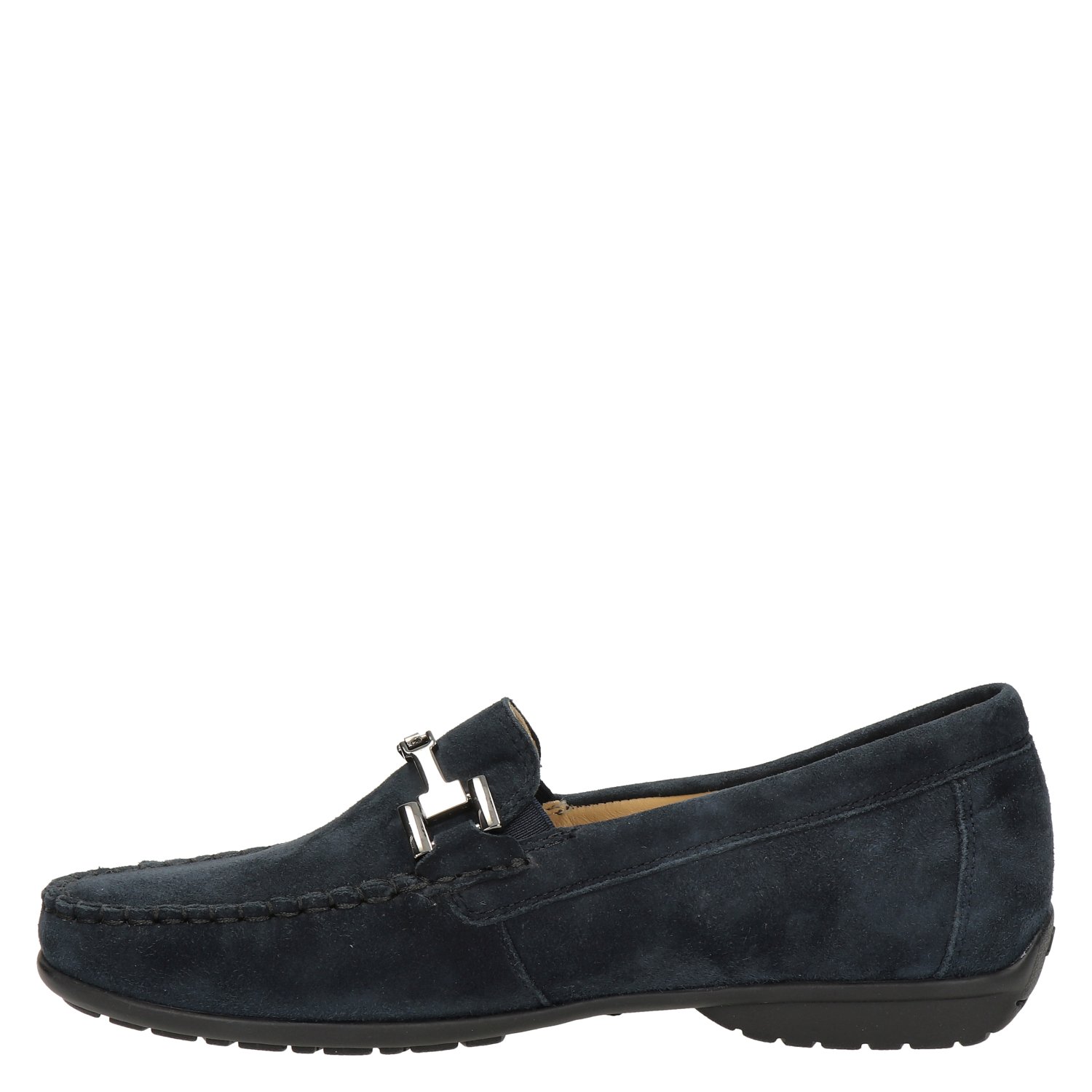 Cortizia Velour dames loafer Sioux Blauw
