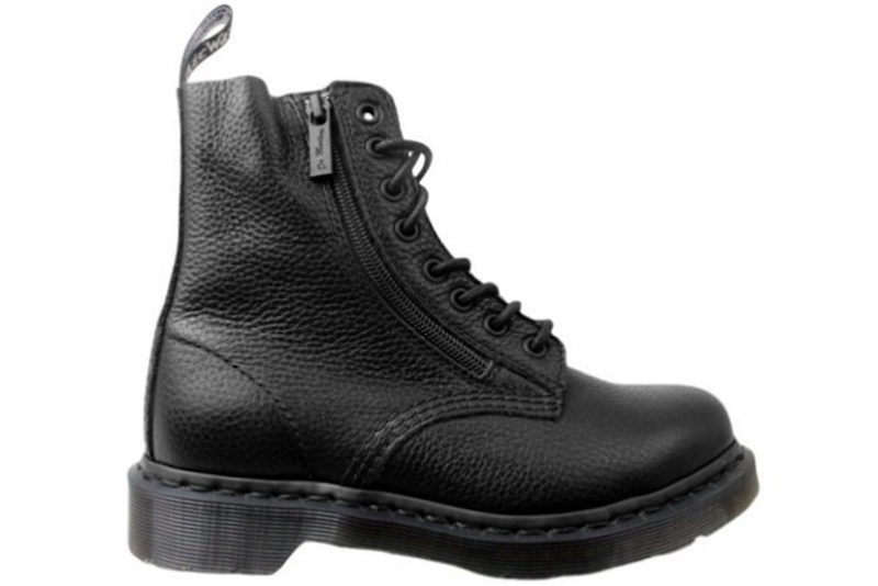 DR.MARTENS PASCAL STØVLE I SORT GLAT SKIND