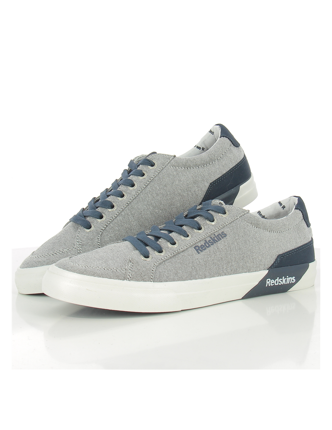 redskins baskets de ville homme forman gris