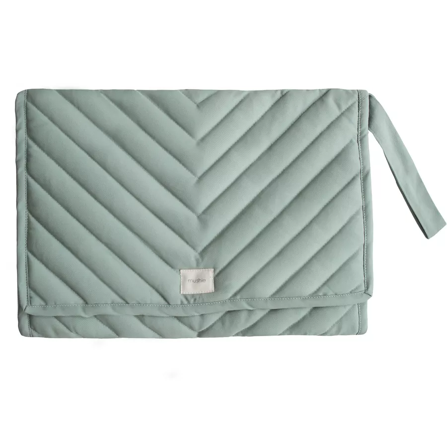 mushie Wickelunterlage faltbar Roman Green