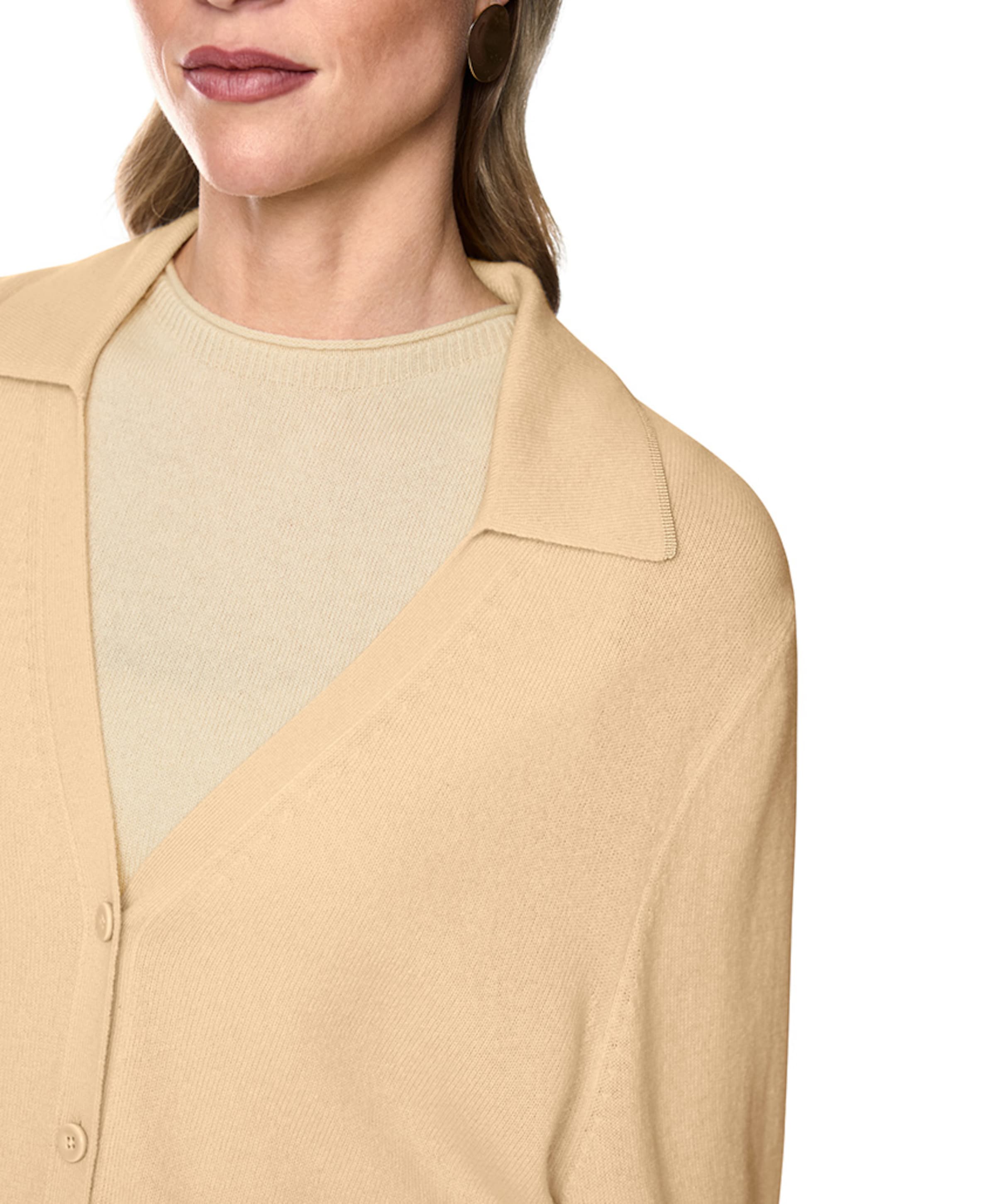 Marc Cain Dames vest geel