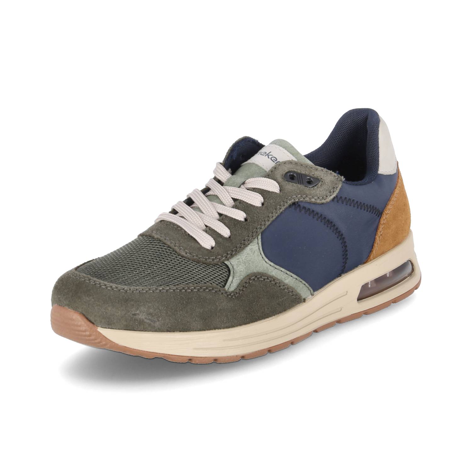 Rieker Low Sneaker - grün kombi