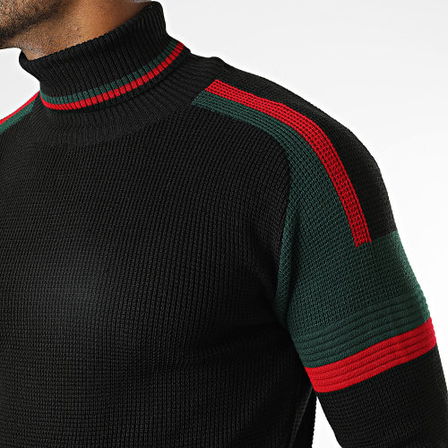 Pull Col Roulé Noir