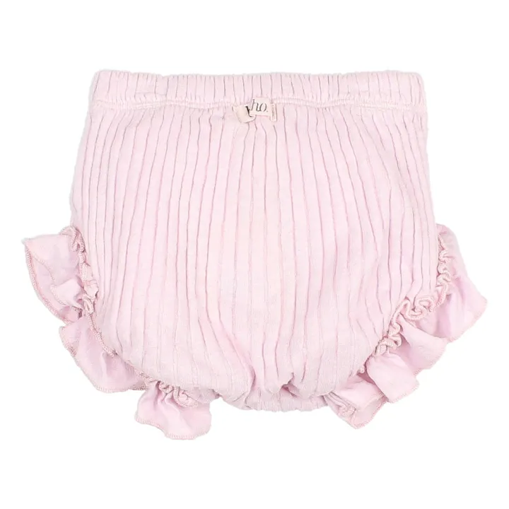Búho Bloomer Ruffle Côtelé | Mauve