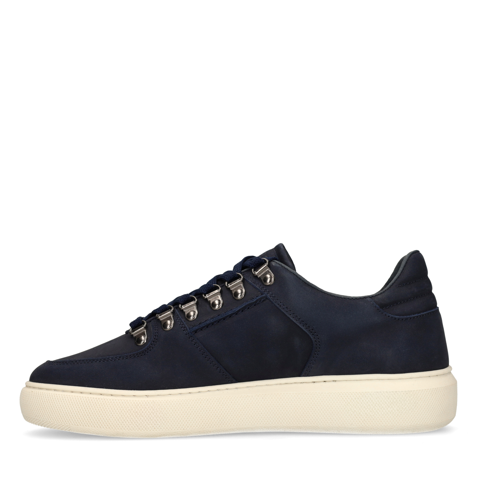 Donkerblauwe nubuck sneakers