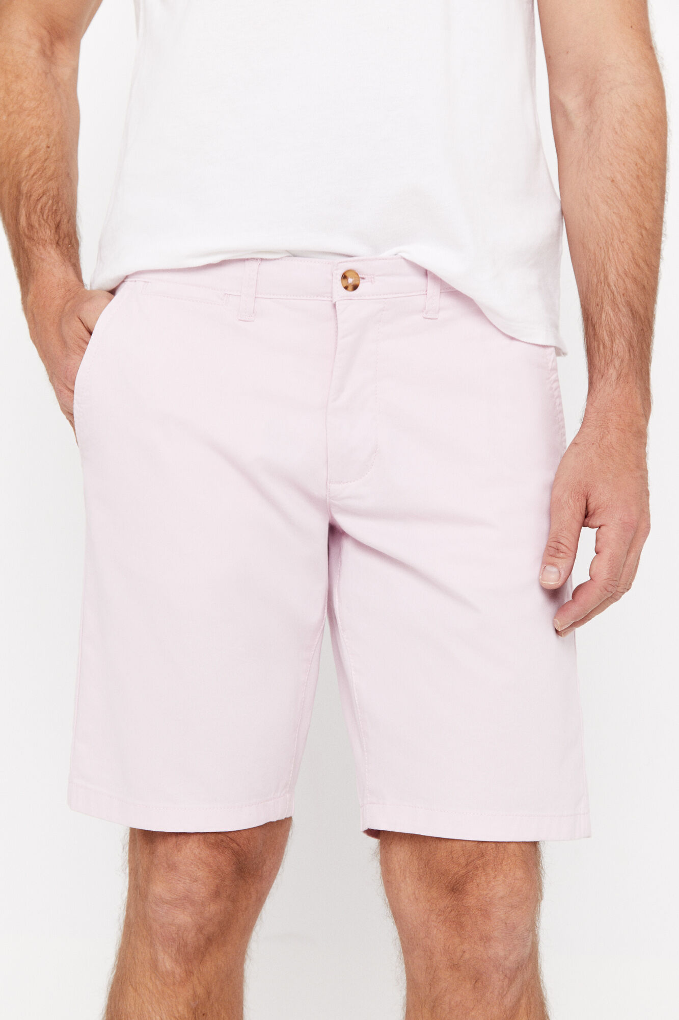 Bermuda chino básica - Rosa