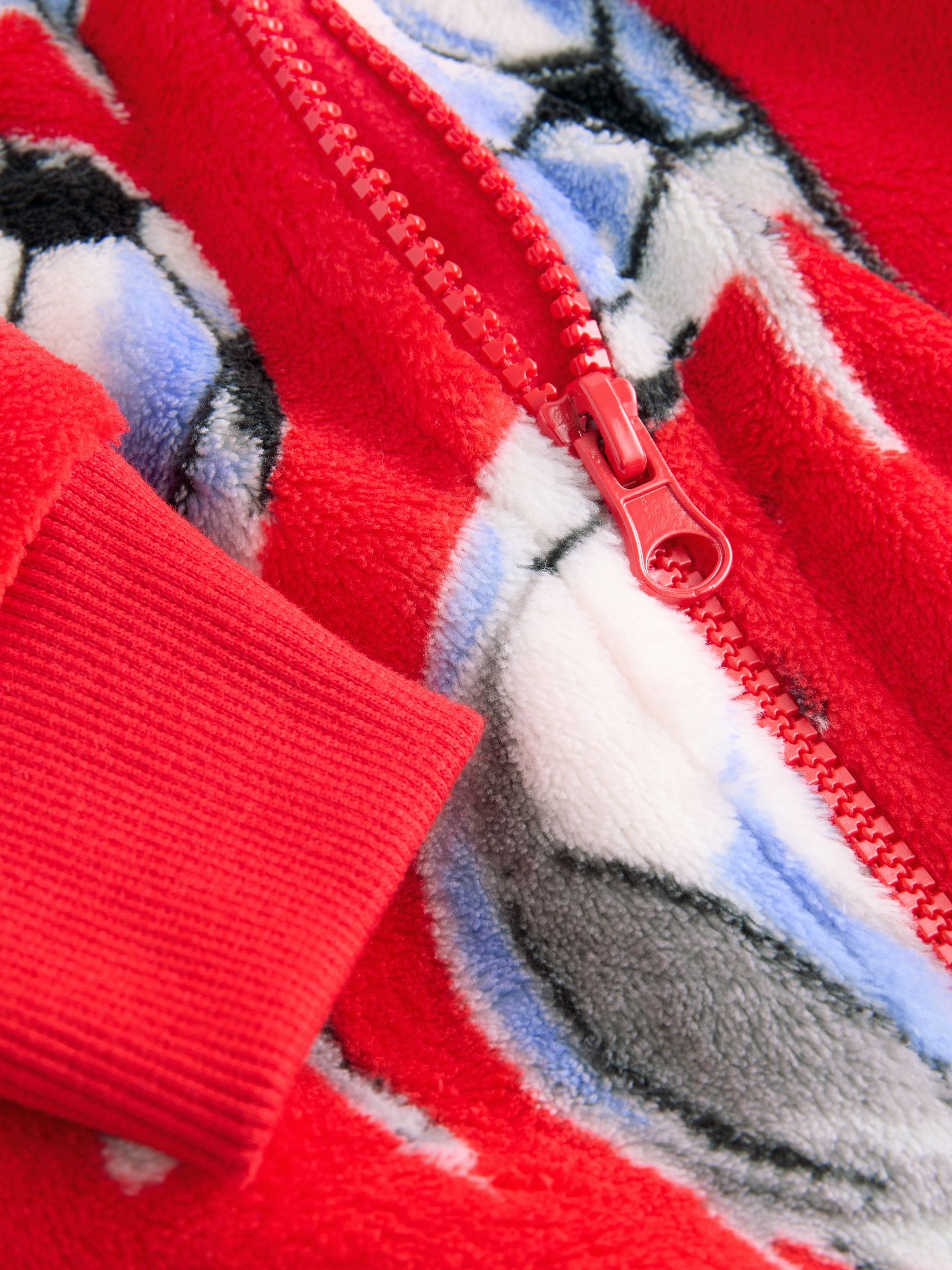 rode voetbal - Fleece onesie (3-16 jr)