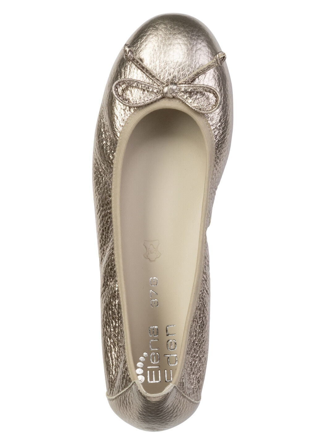 ELENA EDEN, schicke Damen-Ballerinas, Weite G, mit herausnehmbarem Fussbett
