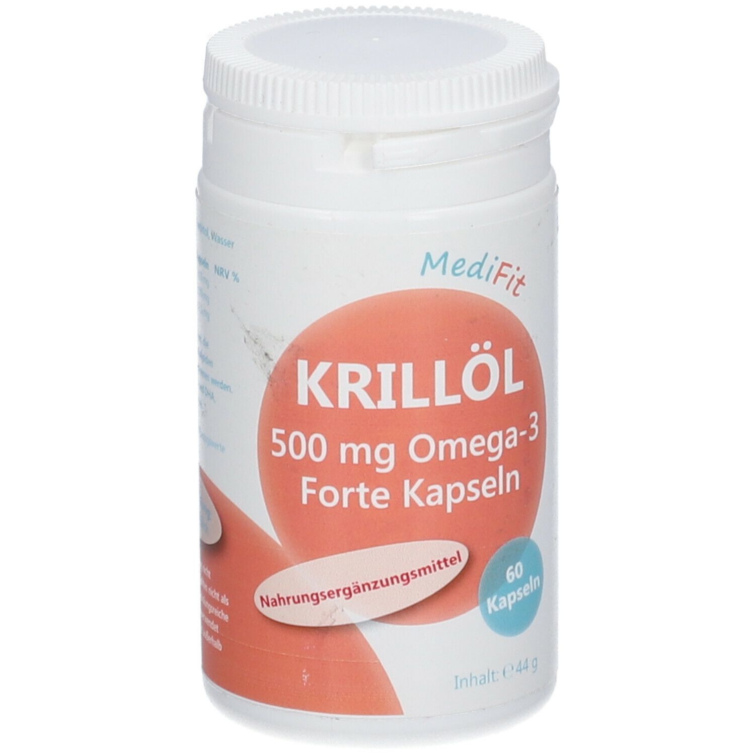 MediFit Krillöl 500 mg Omega-3 Forte Kapseln