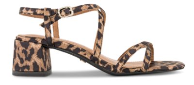 Tamaris Damesandal med hæl Leopard 1-28204-42