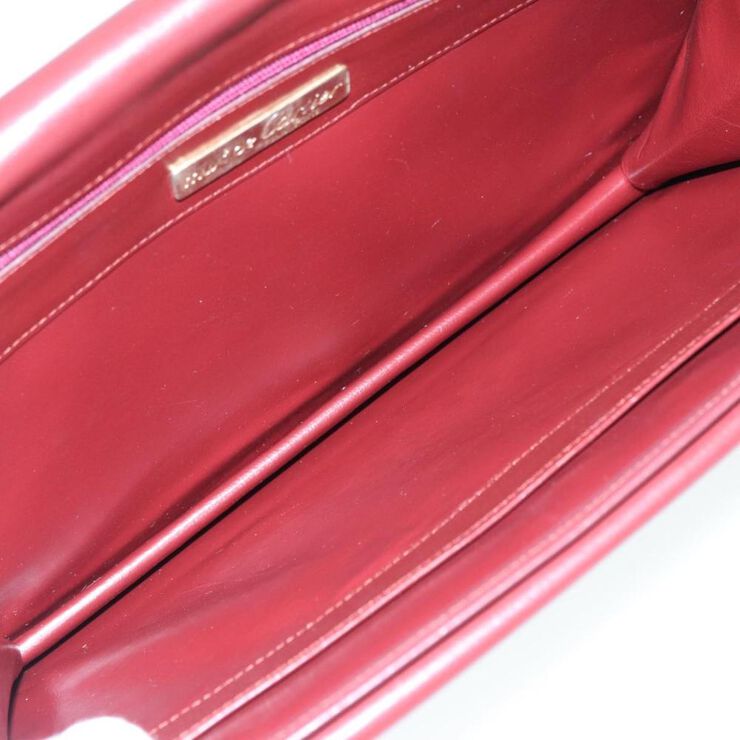Cartier Vintage Cartier Shoulder Bag Burgundy