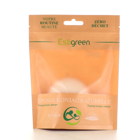 Estipharm Éponge Konjac 100% Naturelle