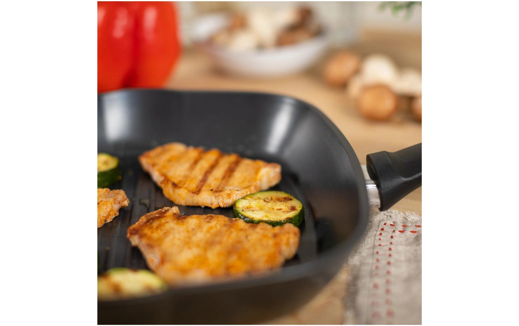 Grillpfanne Easy Induction 26 cmQuadratische Grillpfanne