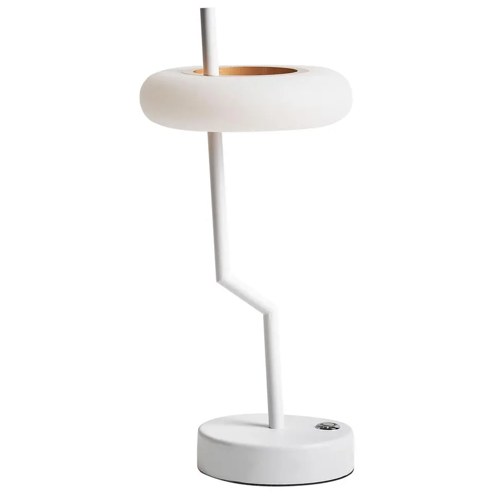 ALVIELA - Tafellamp - Wit - Aluminium/IJzer