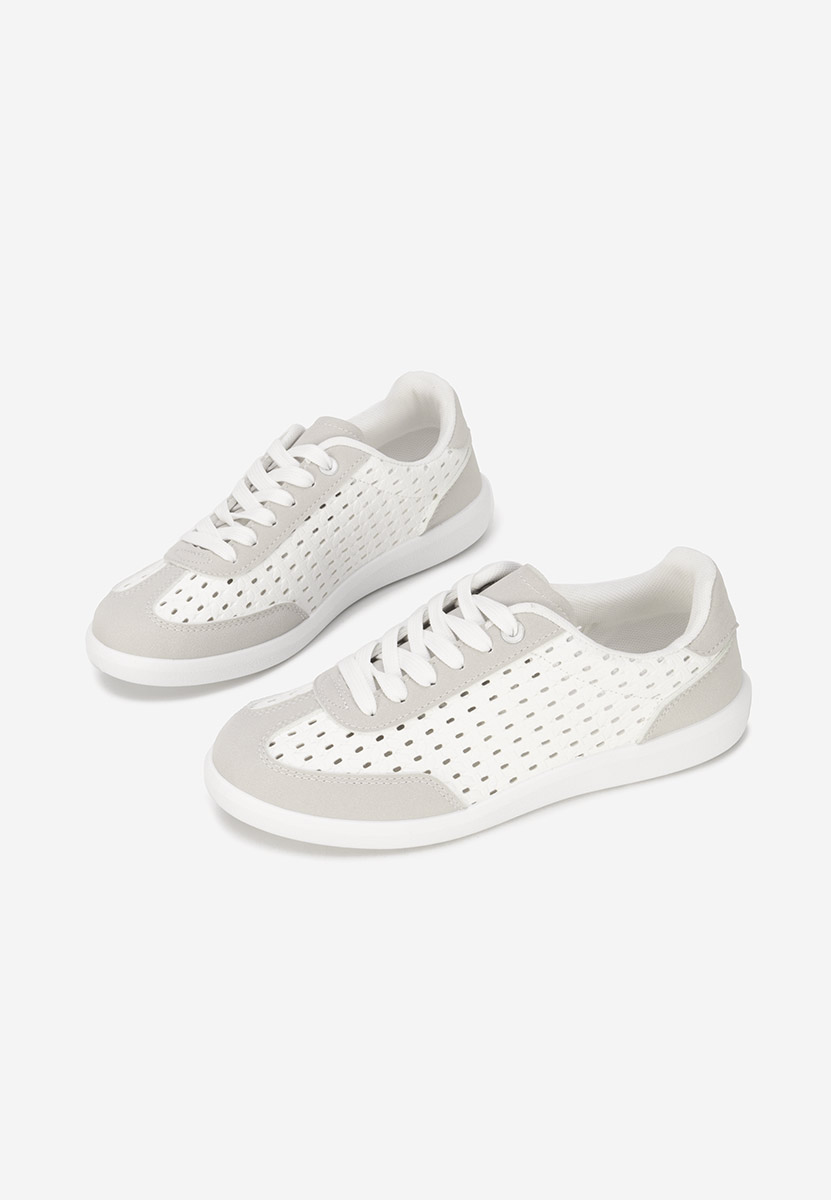 Baskets pour femme blancs Heliana